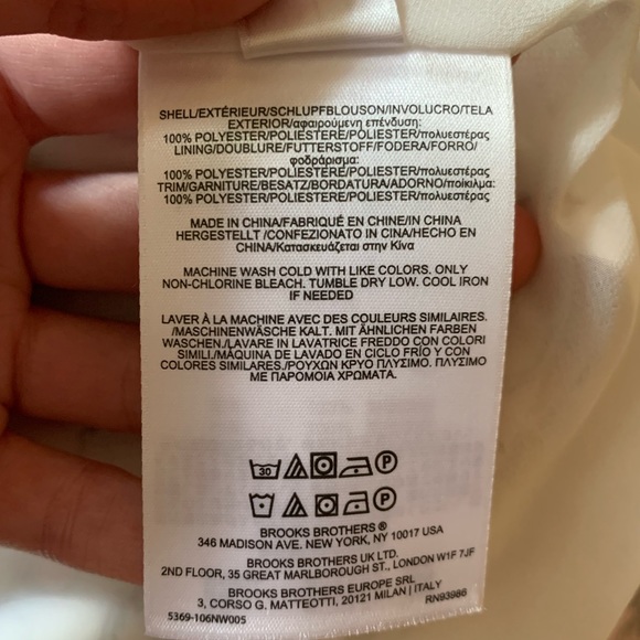 Brooks Brothers White and Pink Floral Midi - Picture 6 of 8